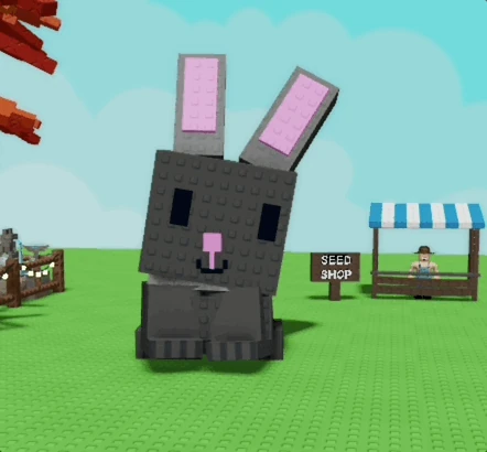 BLACK BUNNY - Grow A Garden Pet